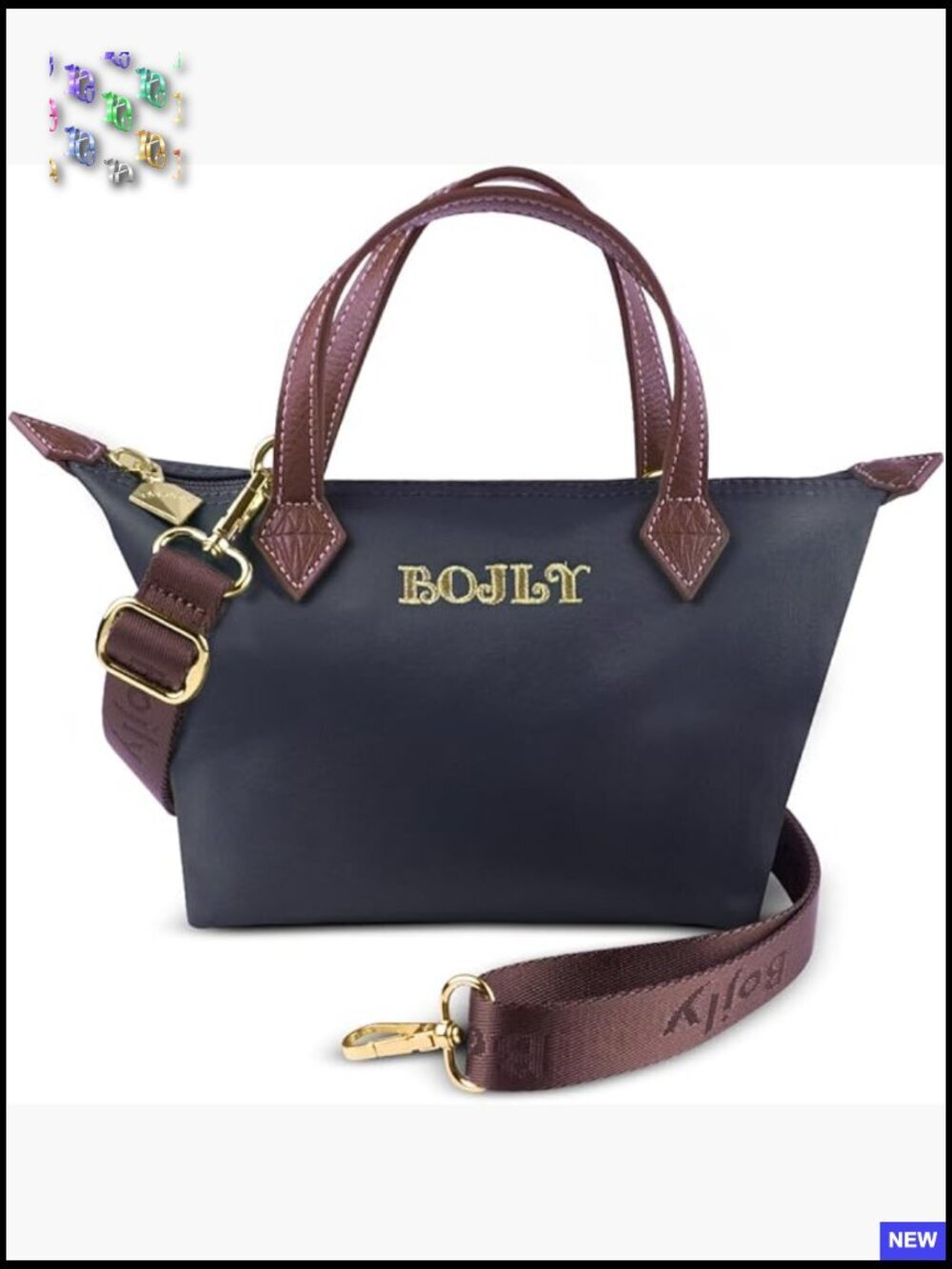 Waterproof Multifunctional Tote Bag Crossbody Shoulder Purse Lightweight Mini
